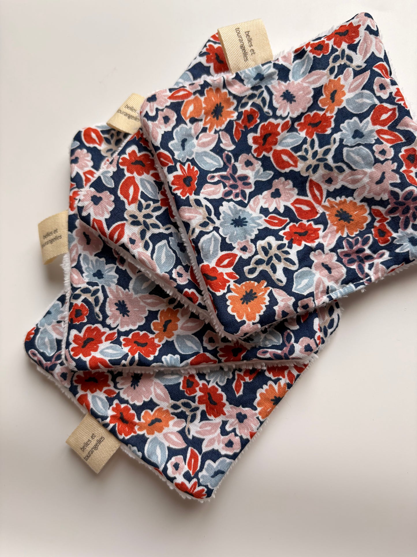 Lot de 4 grands cotons Françoise