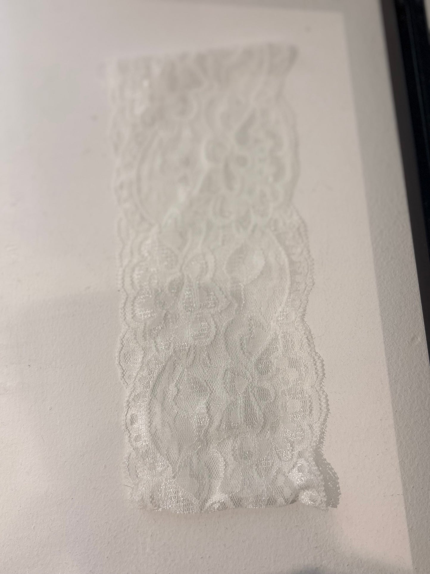Bandeau en dentelle Blanc