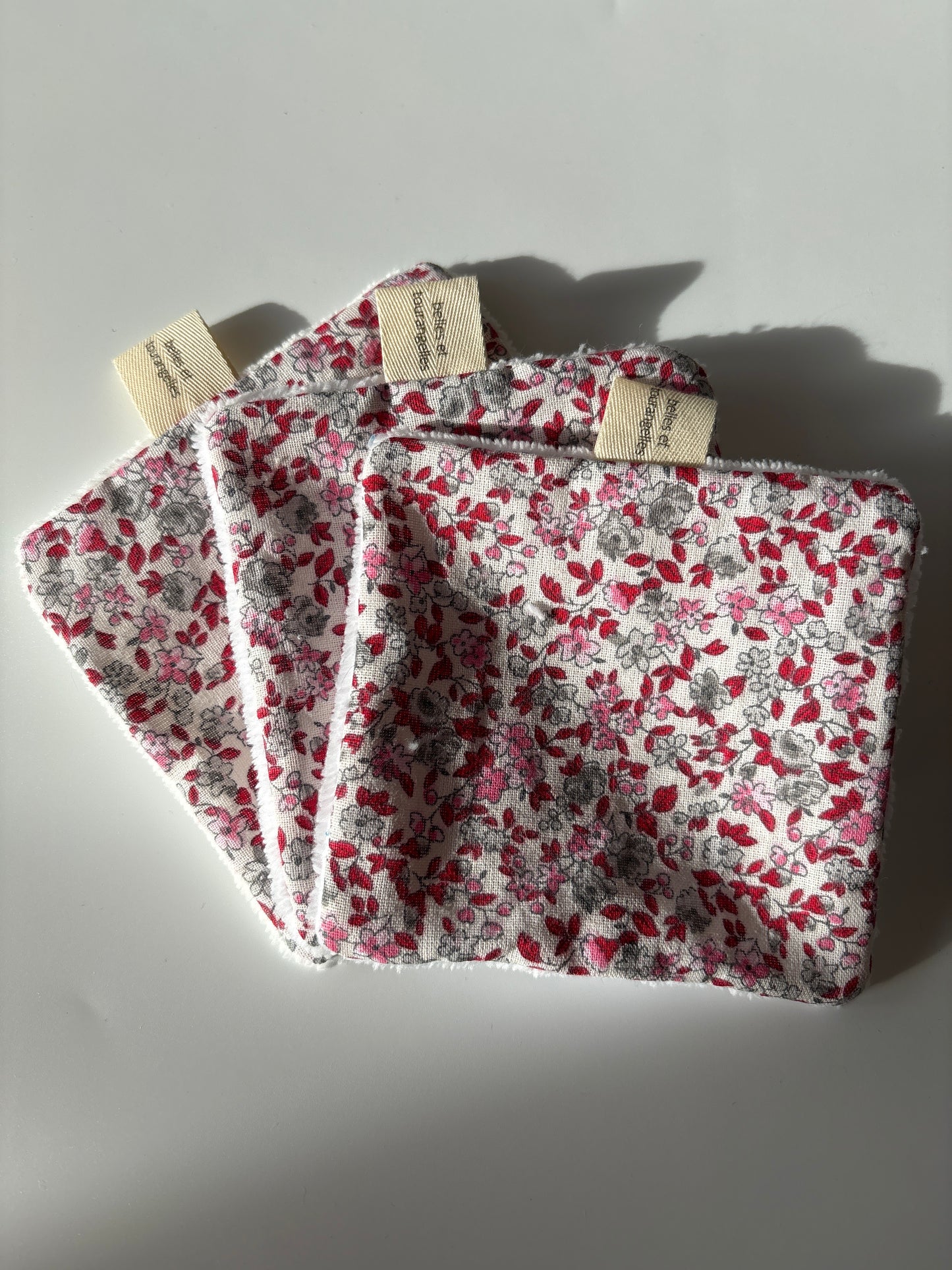 Lot de 3 grands cotons Lila