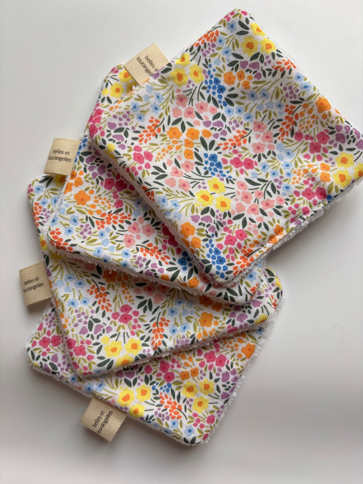 Lot de 4 grands cotons Lara