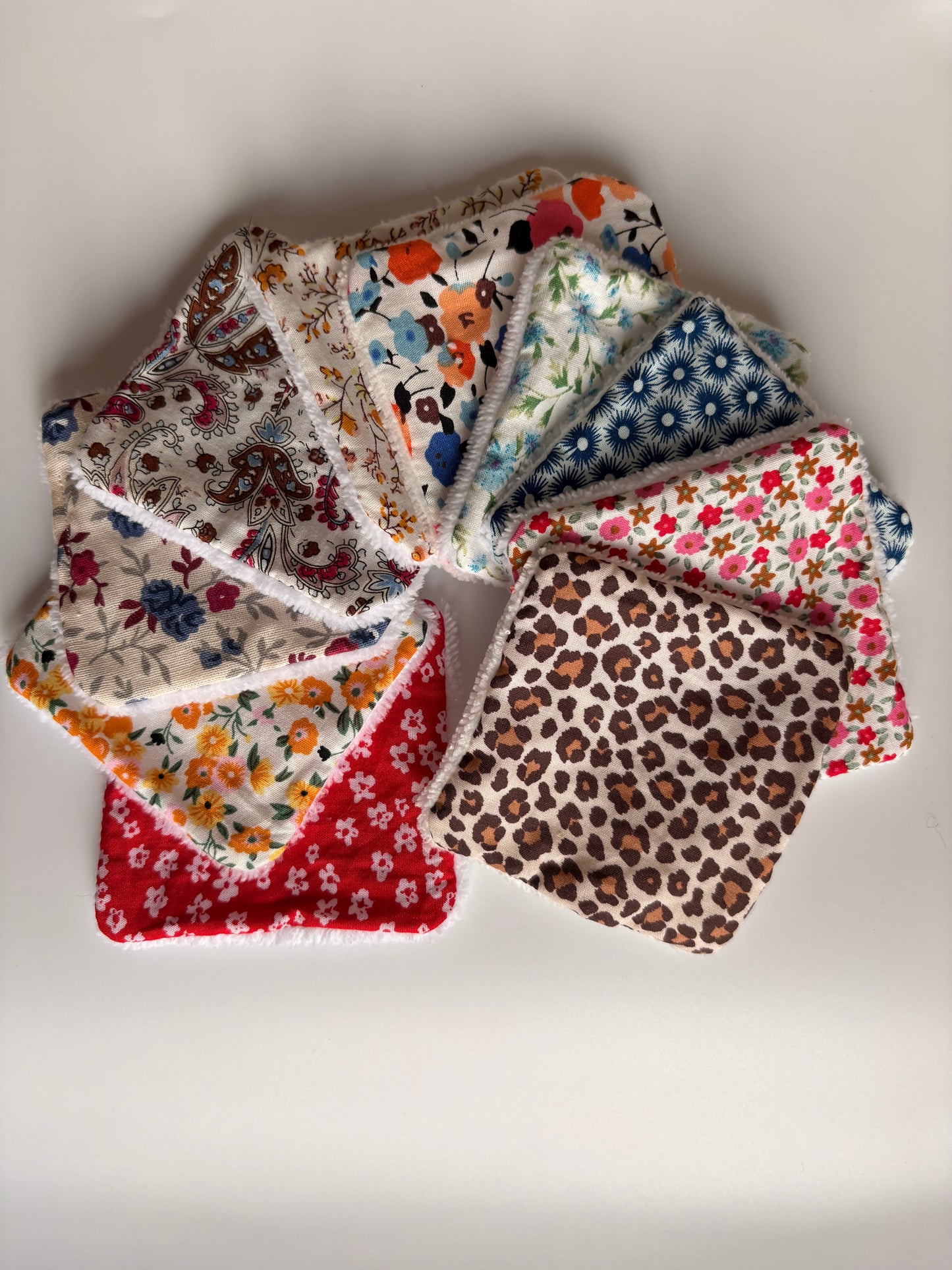 Lot de 4 petits cotons à personnaliser