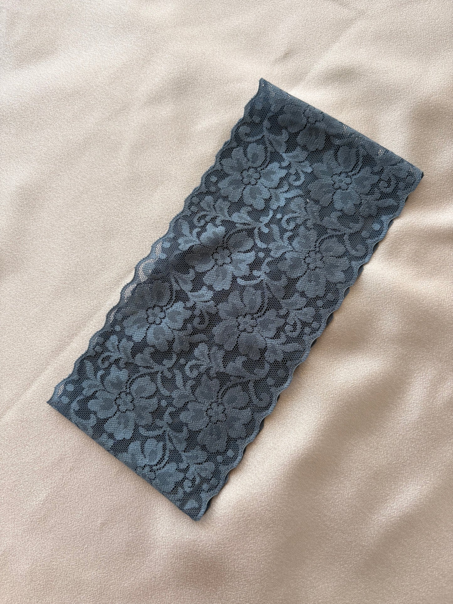 Bandeau en dentelle Bleu