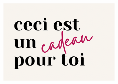 La carte cadeau Belles et Tourangelles