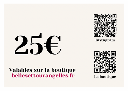 La carte cadeau Belles et Tourangelles