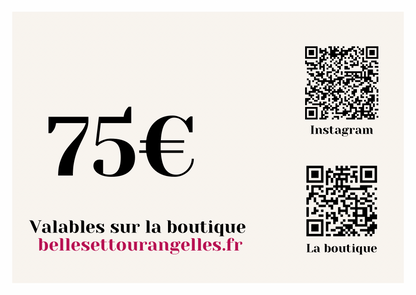 La carte cadeau Belles et Tourangelles